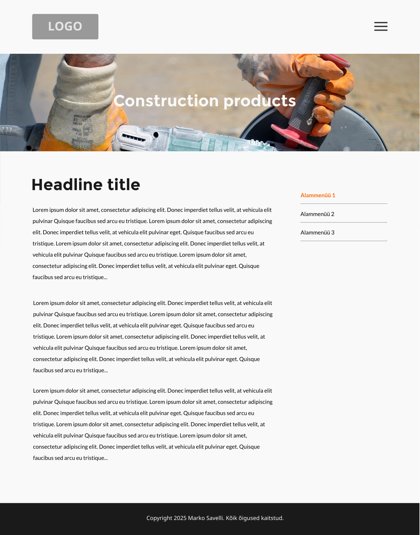 Construct sisuleht