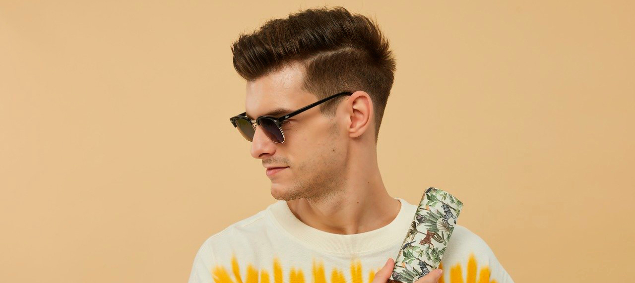 Man wearing sunglasses